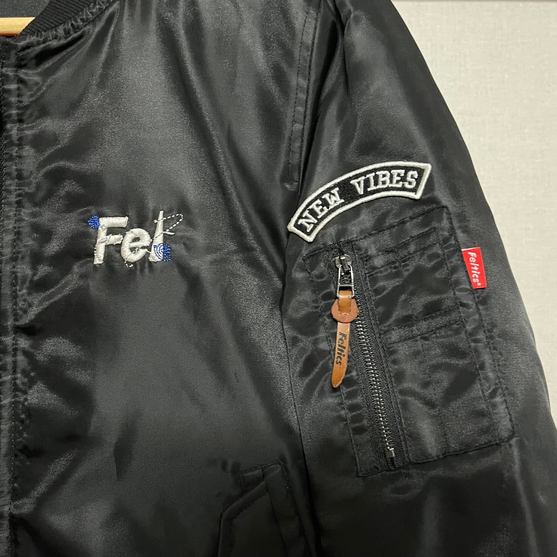 펠틱스 블랙 봄버 자켓 90 상품이미지4