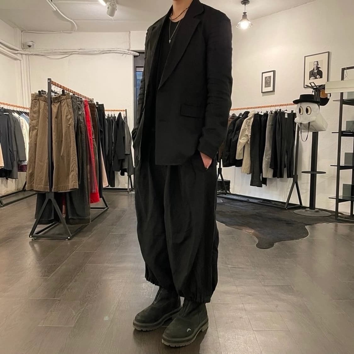 요지야마모토 롱 벌룬팬츠 상품이미지4
