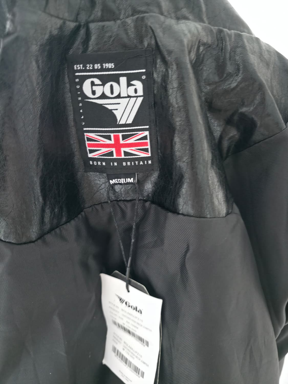 [M] 골라 가죽 하이넥 점퍼 상품이미지4