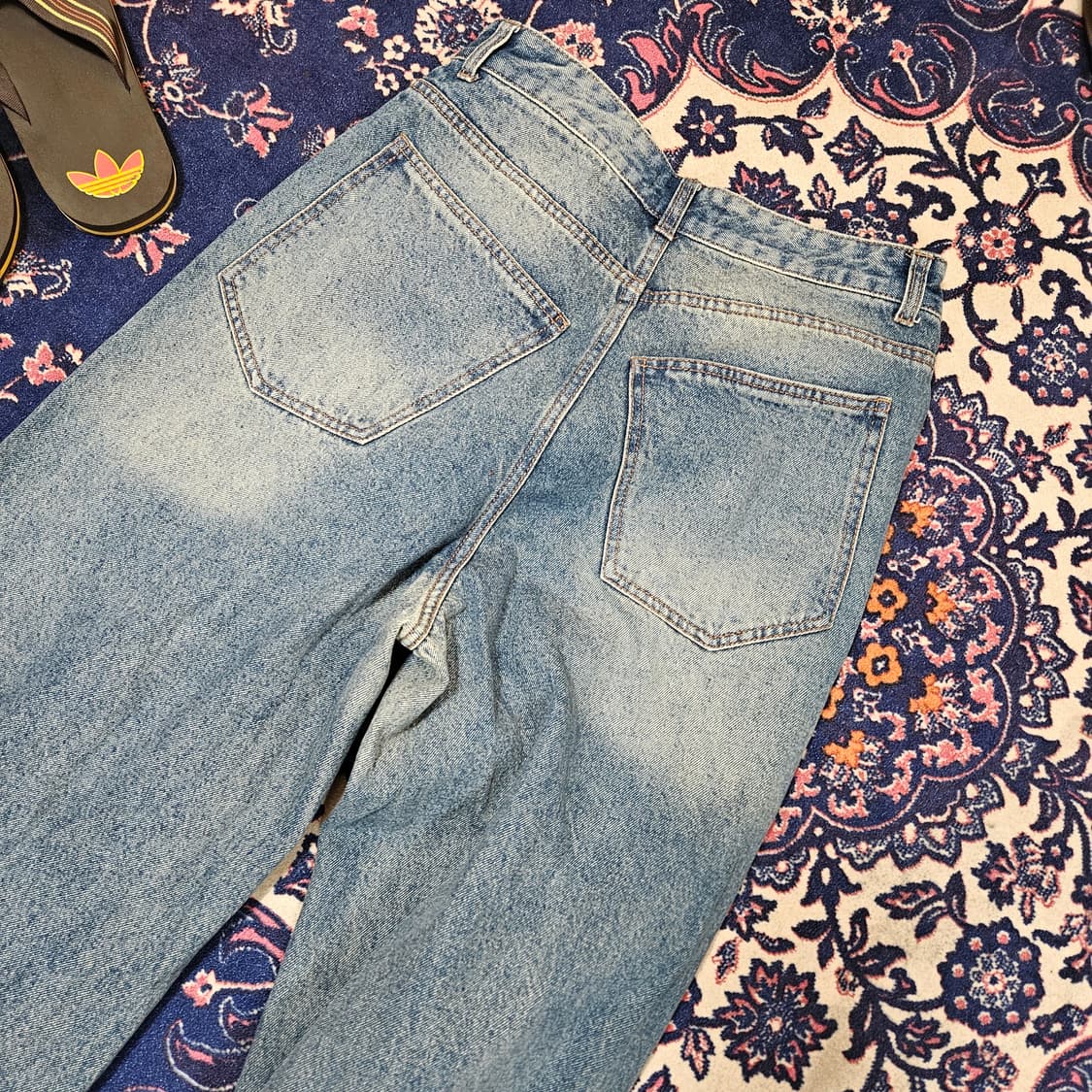 메종미네드 다트 브러쉬 와이드 데님 상품이미지10