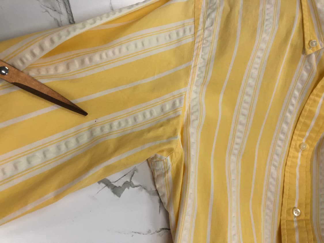 타미힐피거 스트라이프 셔츠 옐로우 S/P 상품이미지7