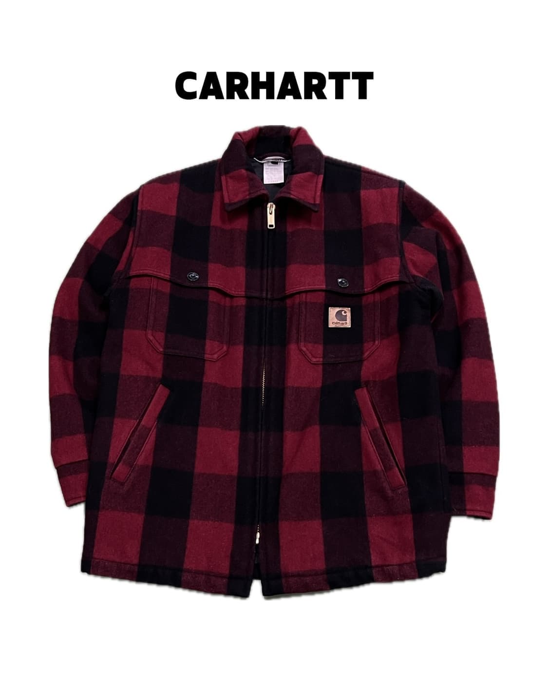 (L) 칼하트 버팔로 체크 울 워크 자켓 상품이미지1