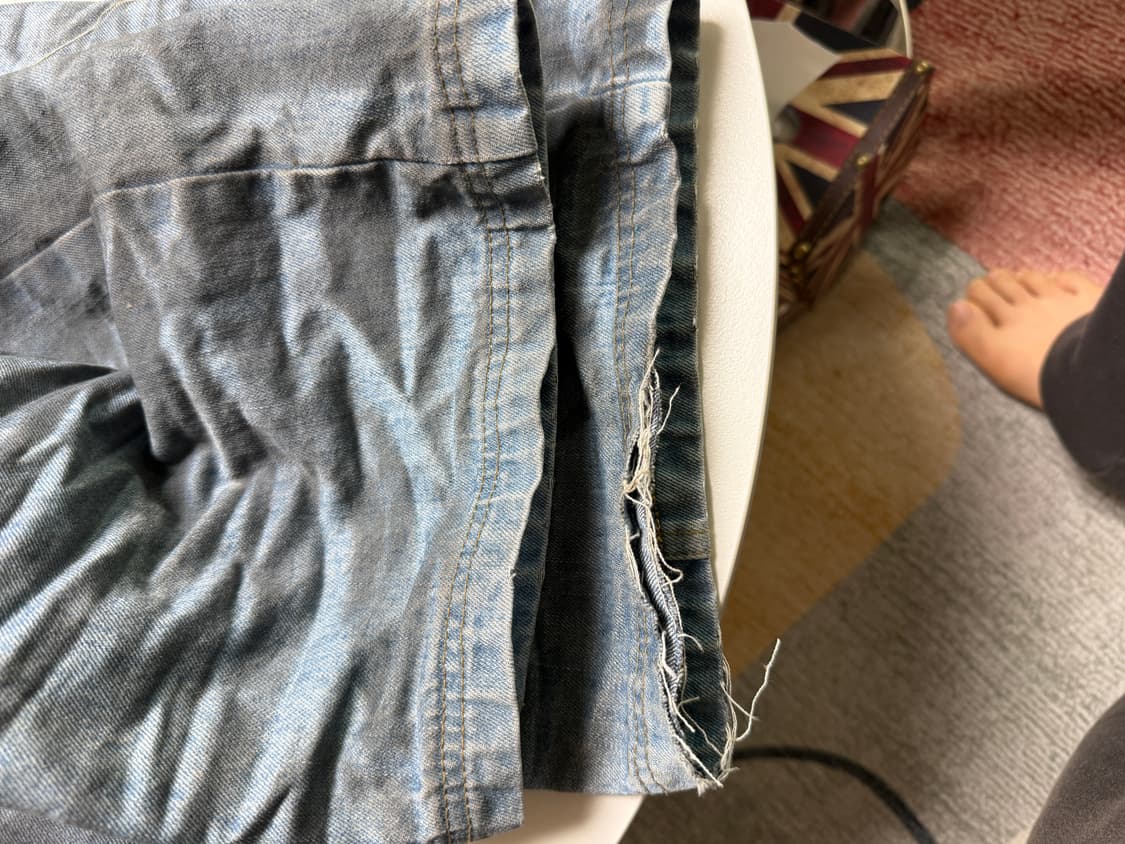 어나더유스 더티 워시드 데님팬츠 (3) 상품이미지5