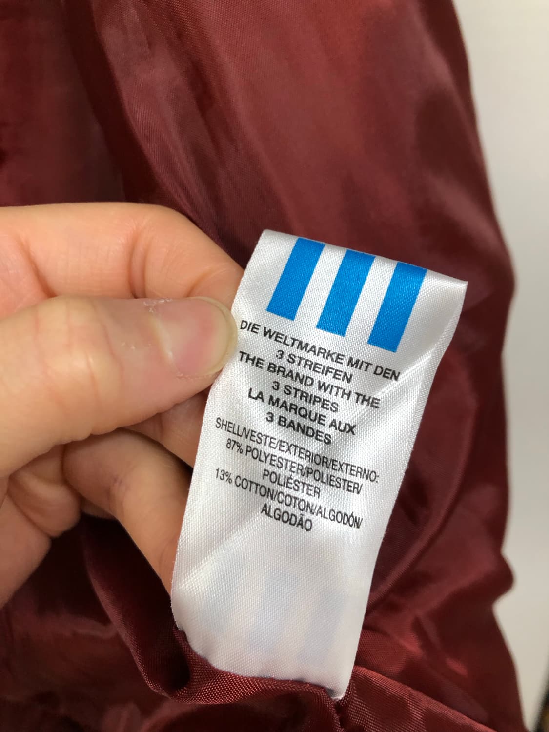 (대장) 아디다스 올드스쿨 스펠아웃 패딩 봄버자켓 _ 딥로즈 상품이미지10