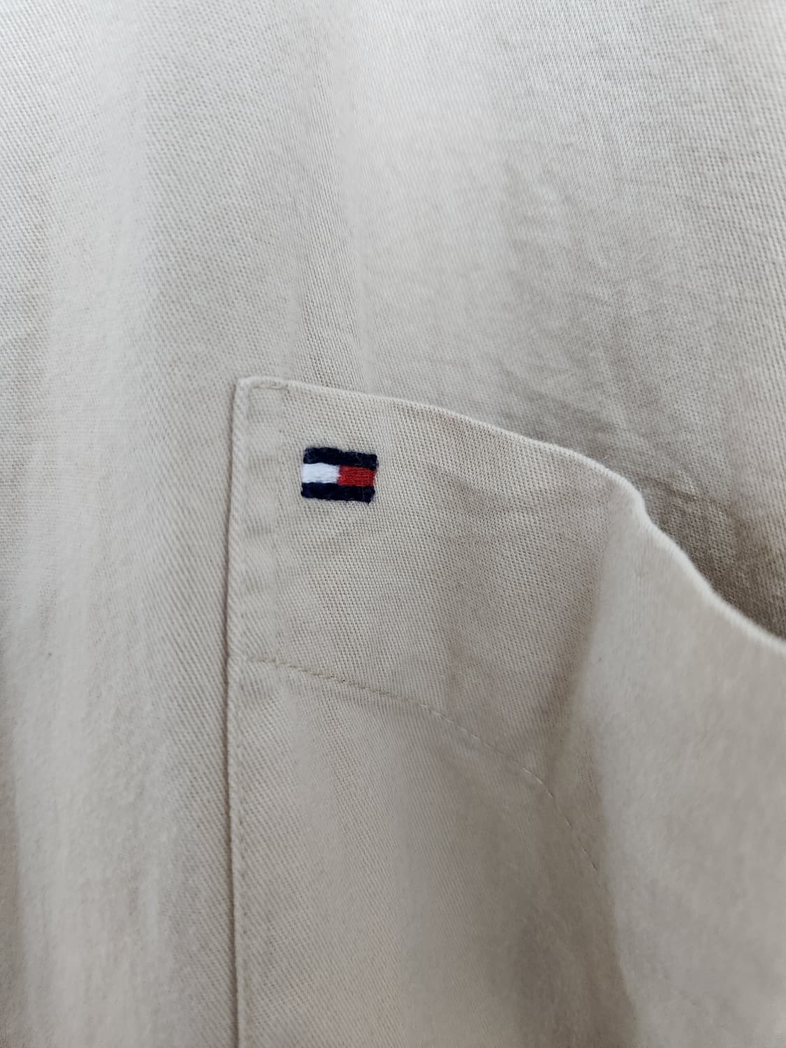 타미힐피거Tommy 베이지 코튼 셔츠 2XL - S122 상품이미지5