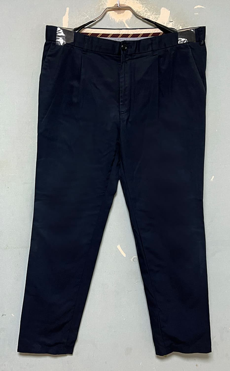 BEANPOLE 빈폴 남자 클래식 원턱 치노팬츠 네이비 여름용 XL 34 상품이미지1