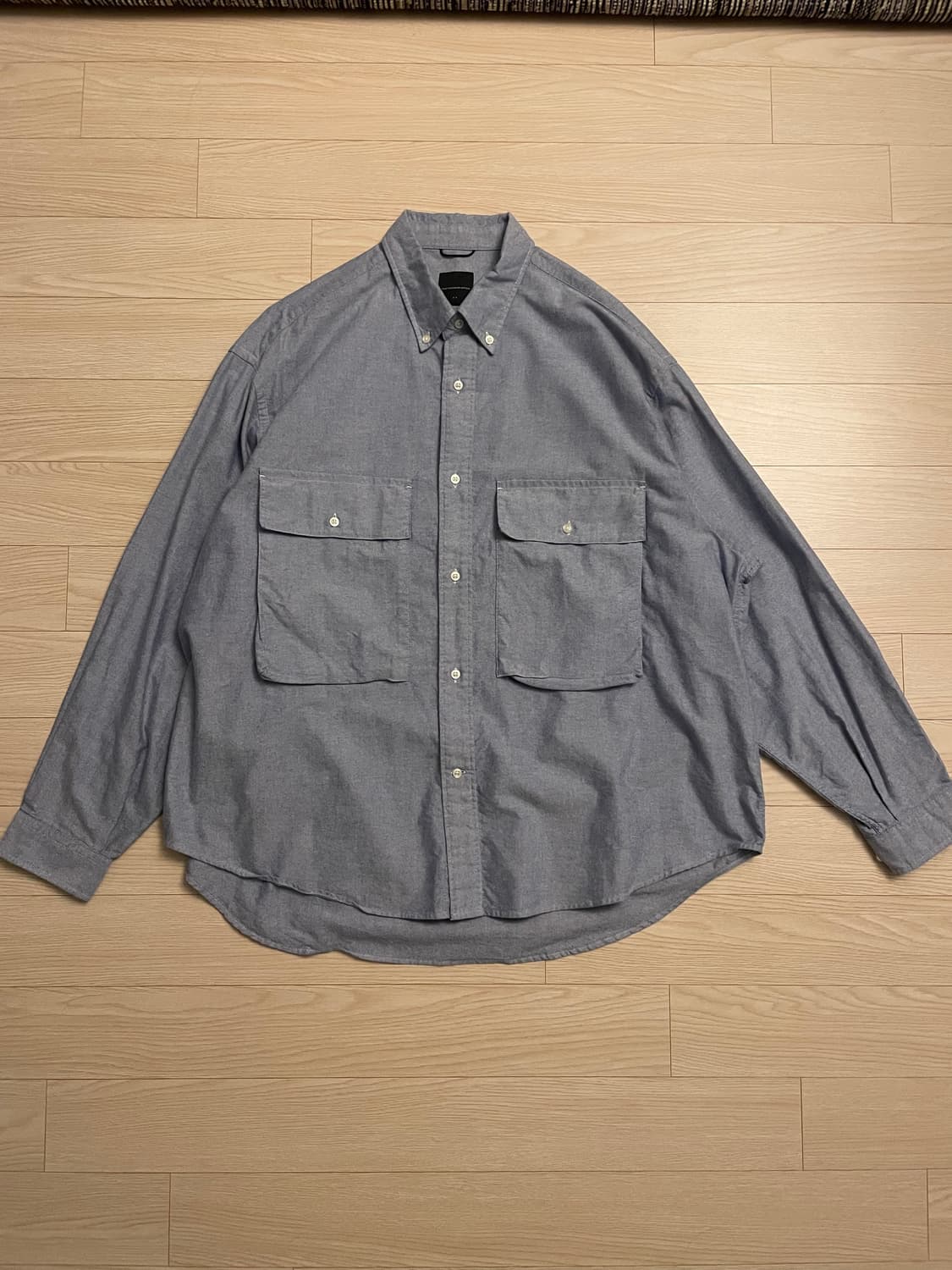 [2] 모이프 유틸리티 옥스포드 셔츠 블루 상품이미지1