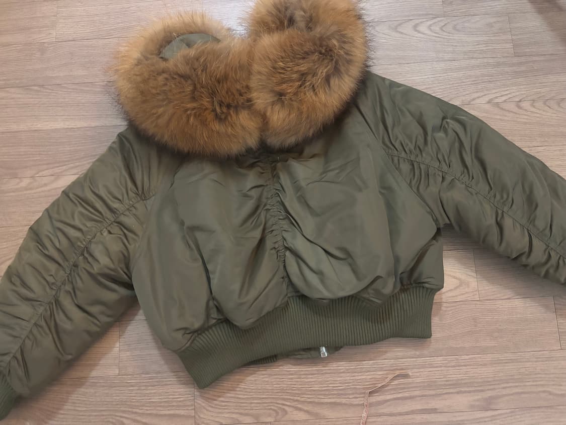 새상품급 js뉴욕  반크롭n3b야상패딩 프리.갸루 상품이미지4