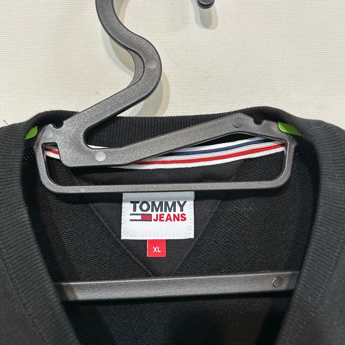 타미 진스 남성 맨투맨 XL 블랙 상태최상  상품이미지2