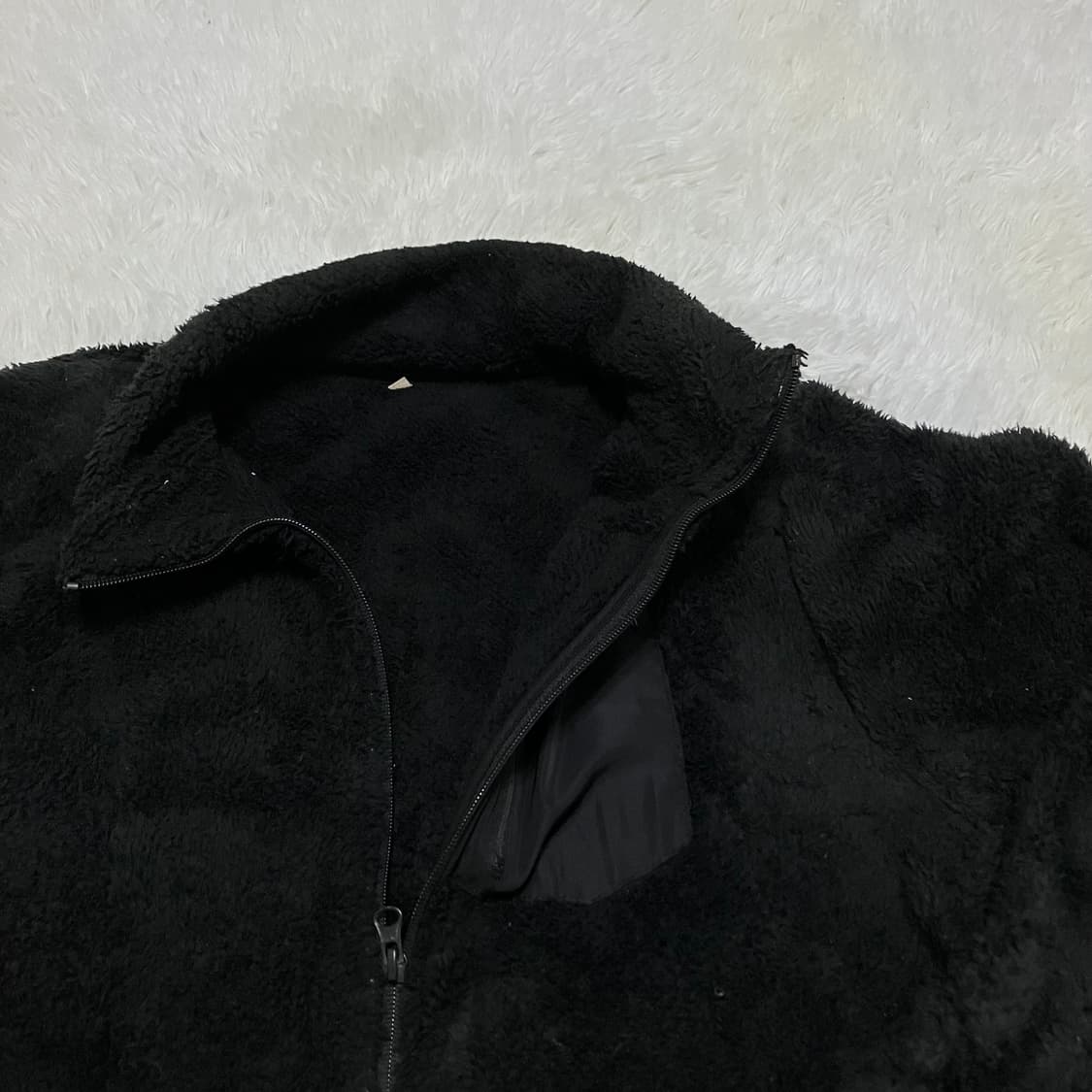 빈티지 블랙 폴라 포켓 후리스 855 y2k 스트릿 모리 갸루 일본빈티지 상품이미지3