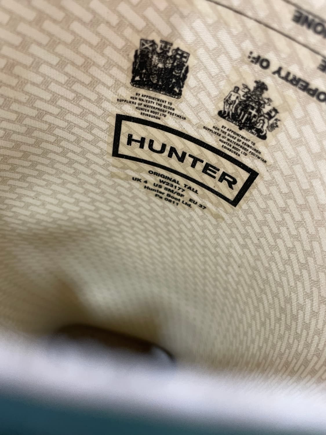 헌터 레인부츠 롱 부츠 그린 헌터부츠 230 상품이미지10