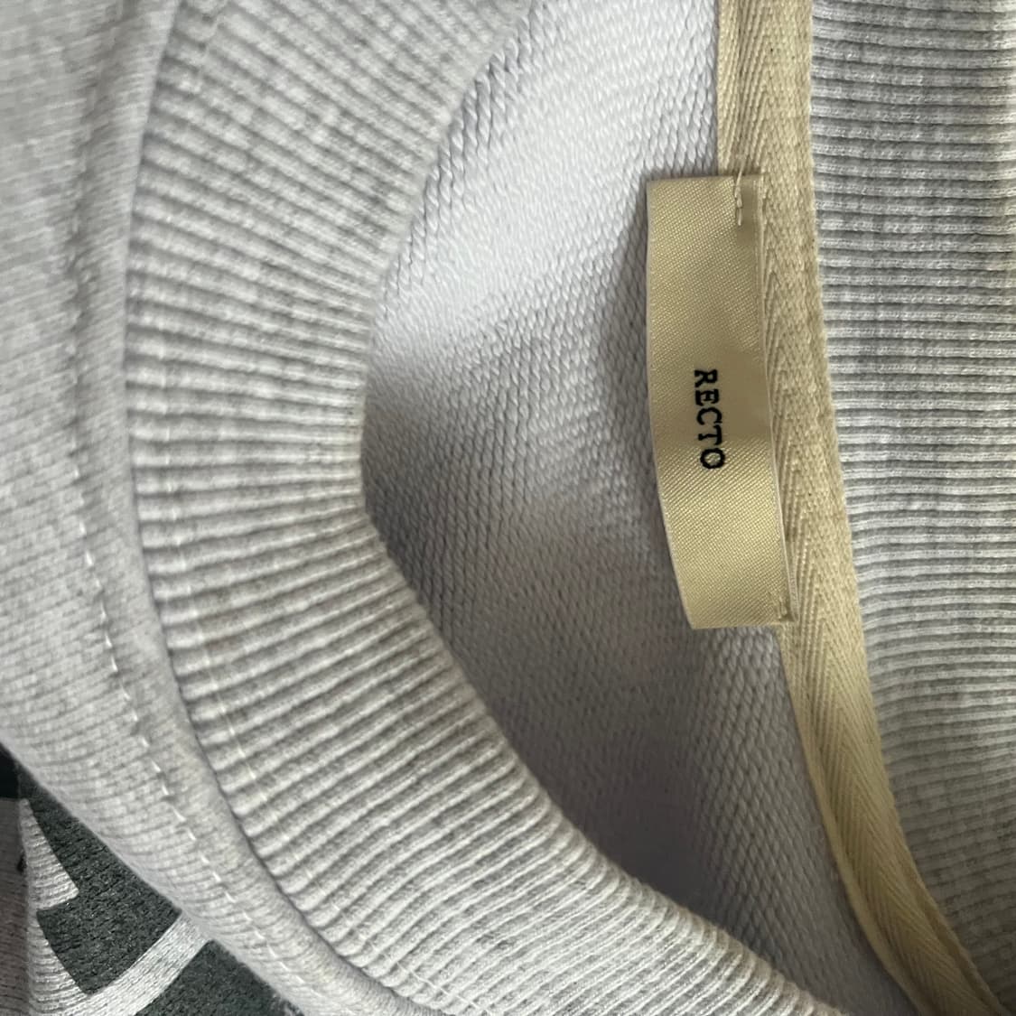 Recto 렉토 맨투맨 멜란지그레이 상품이미지5