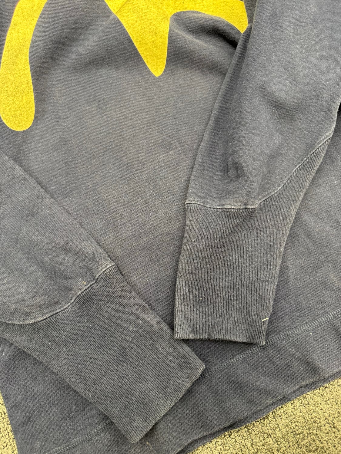 40)에비수 재팬 빈티지 다이콕 프린팅 네이비 스웻셔츠  상품이미지4