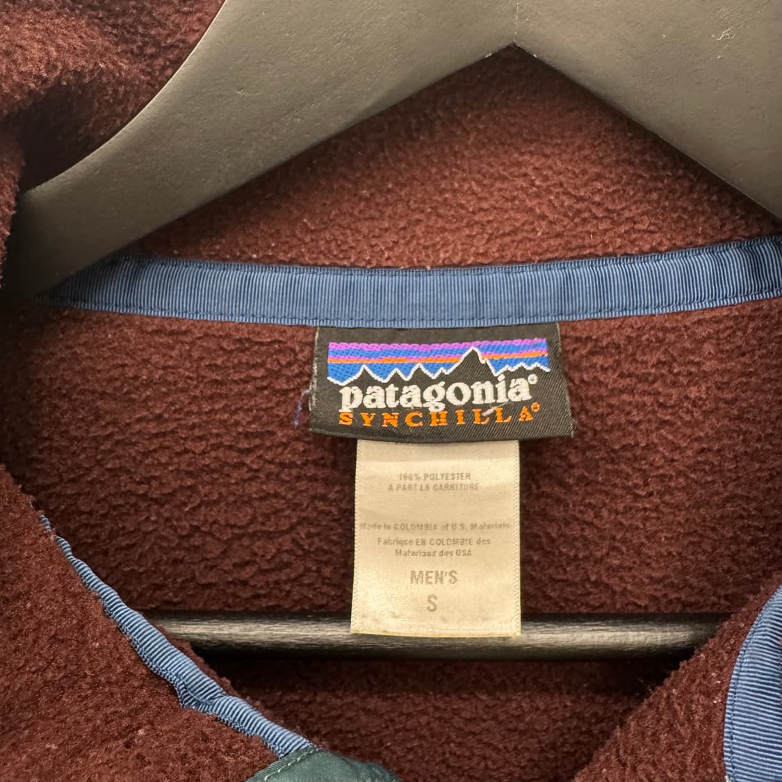 90s 파타고니아 신칠라 스냅티 상품이미지2