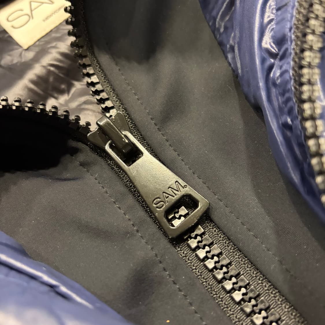 S.A.M. 샘 뉴욕 네이비 광택 패딩 점퍼 B875 상품이미지4