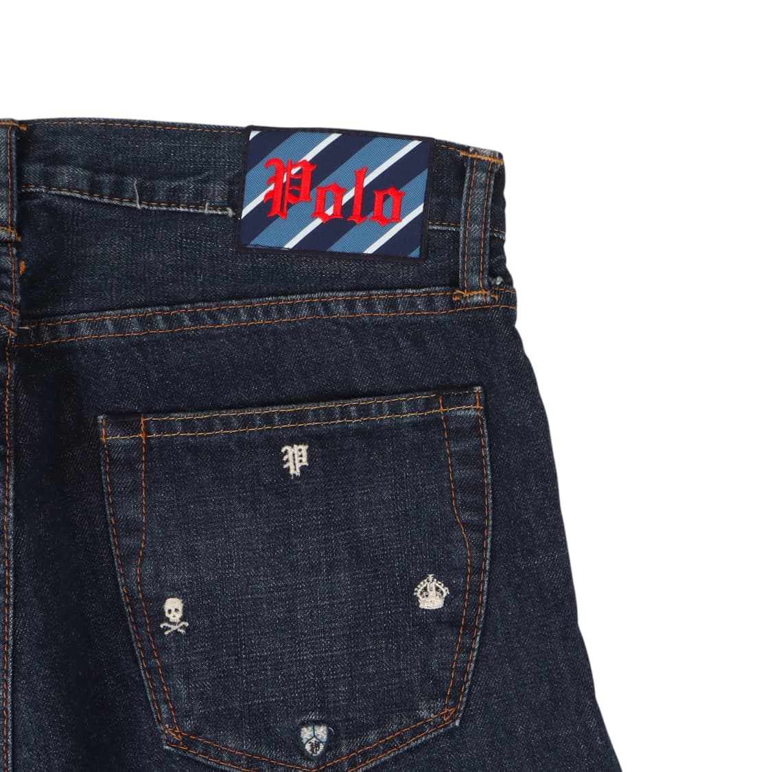 폴로 랄프로렌 해골 자수 데님팬츠 상품이미지6