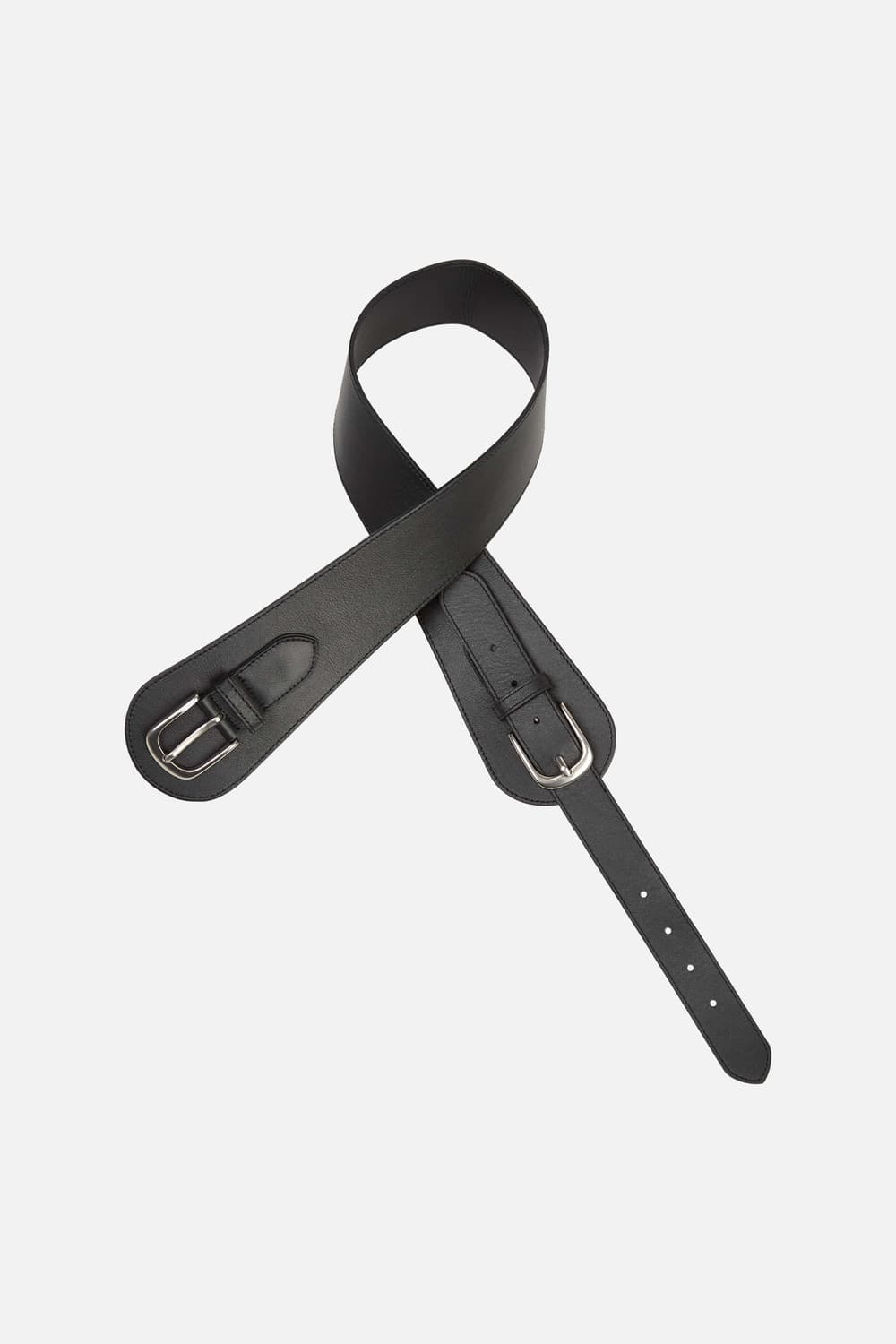 세릭 Cerric Buckle Curve Belt / Black 상품이미지3