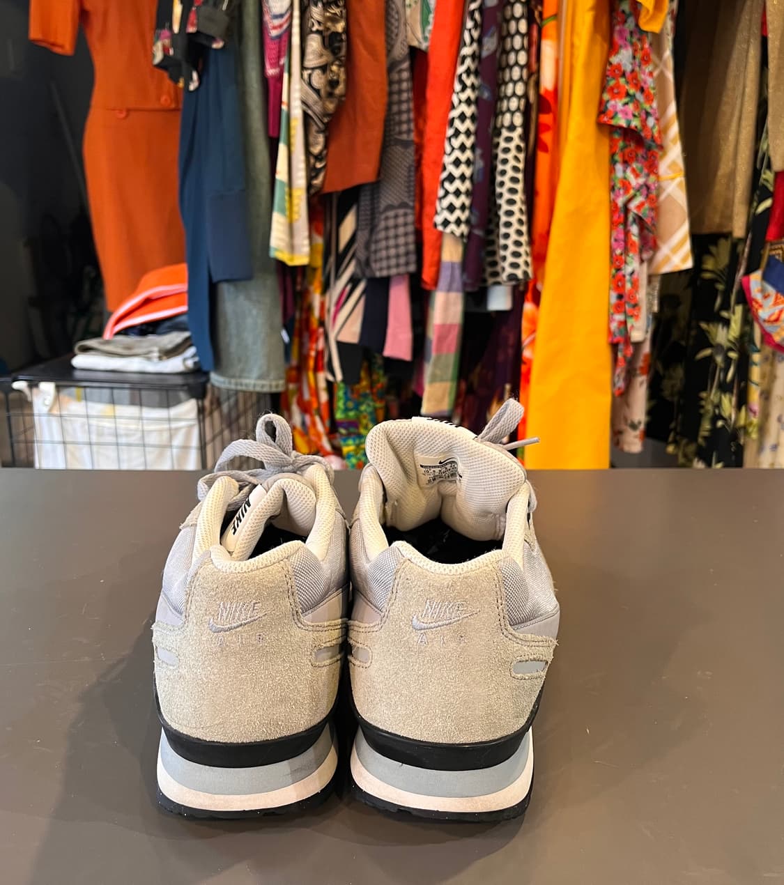 나이키 에어 와플 트레이너 그레이 스웨이드 스니커즈 (285mm) 상품이미지3