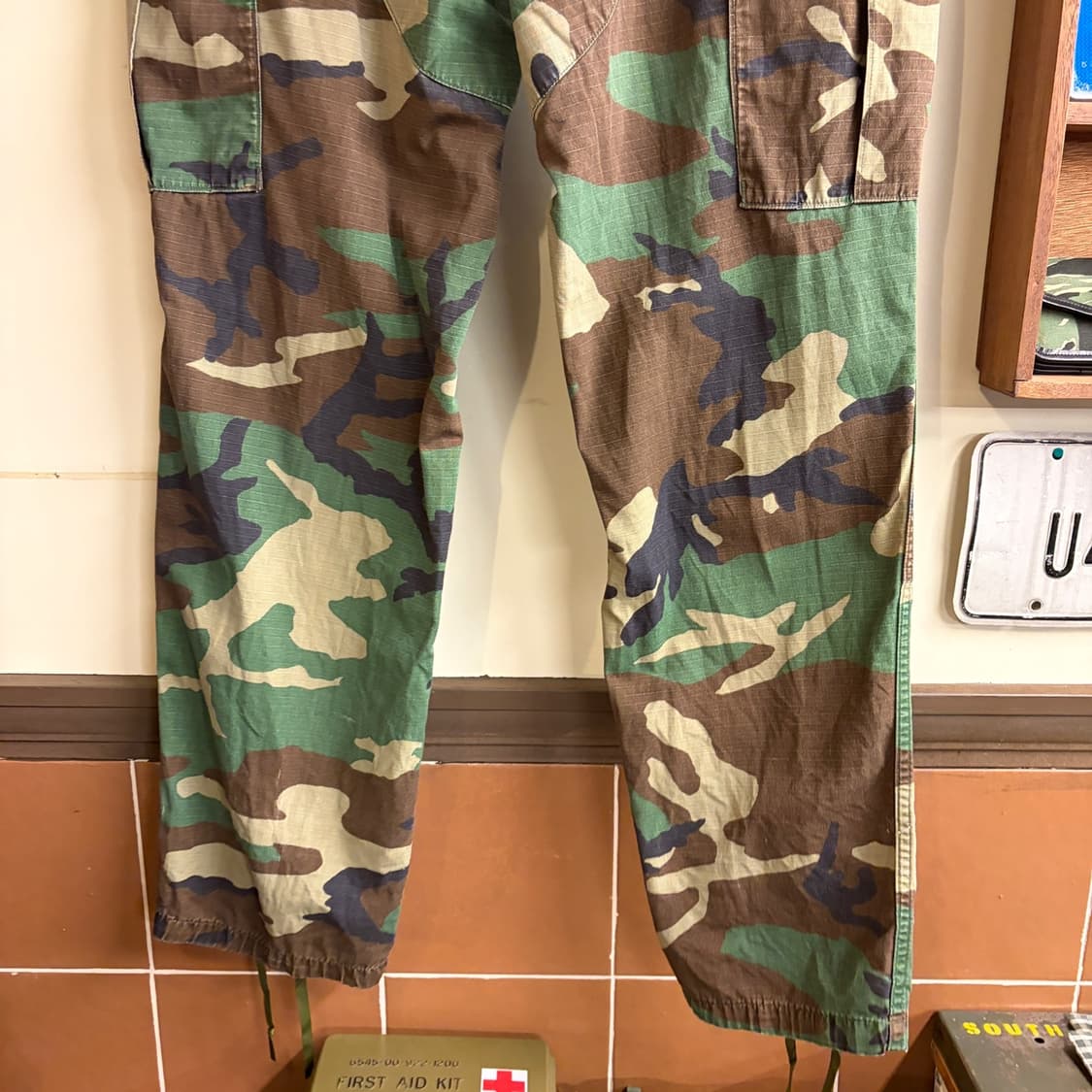 US Woodland BDU Pants M-L Size 260505-4 상품이미지8