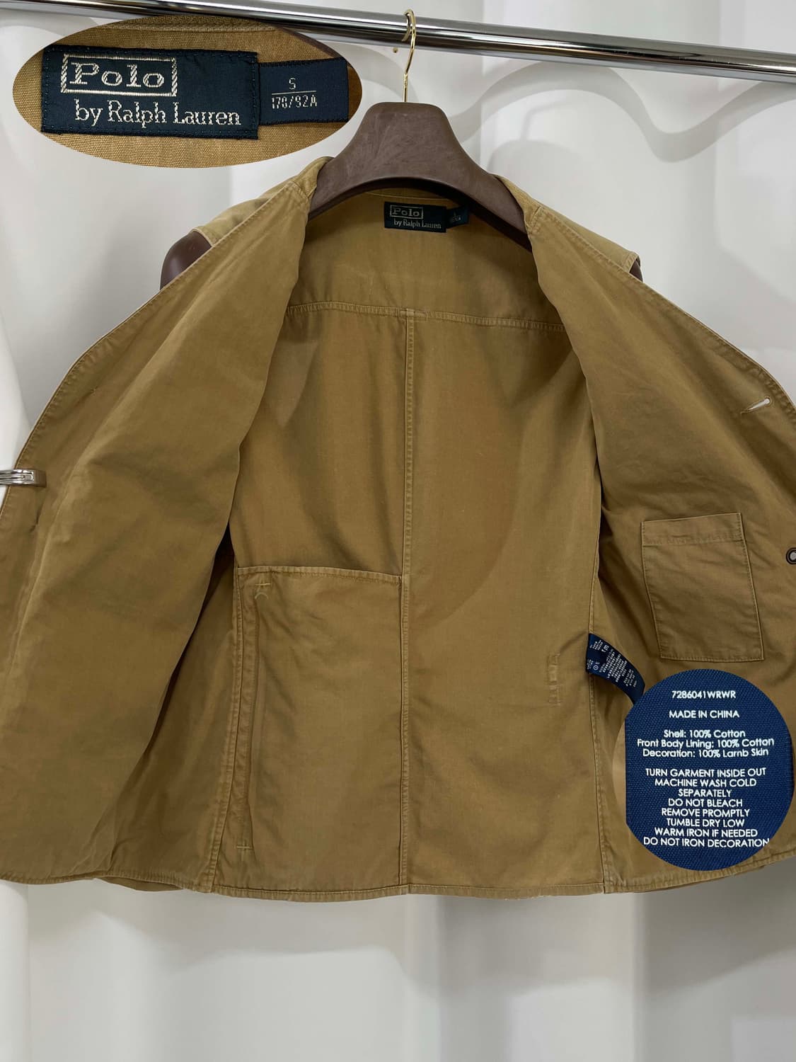 폴로 랄프로렌 버팔로 탄베이지 유틸리티 헌팅 베스트 자켓 상품이미지3