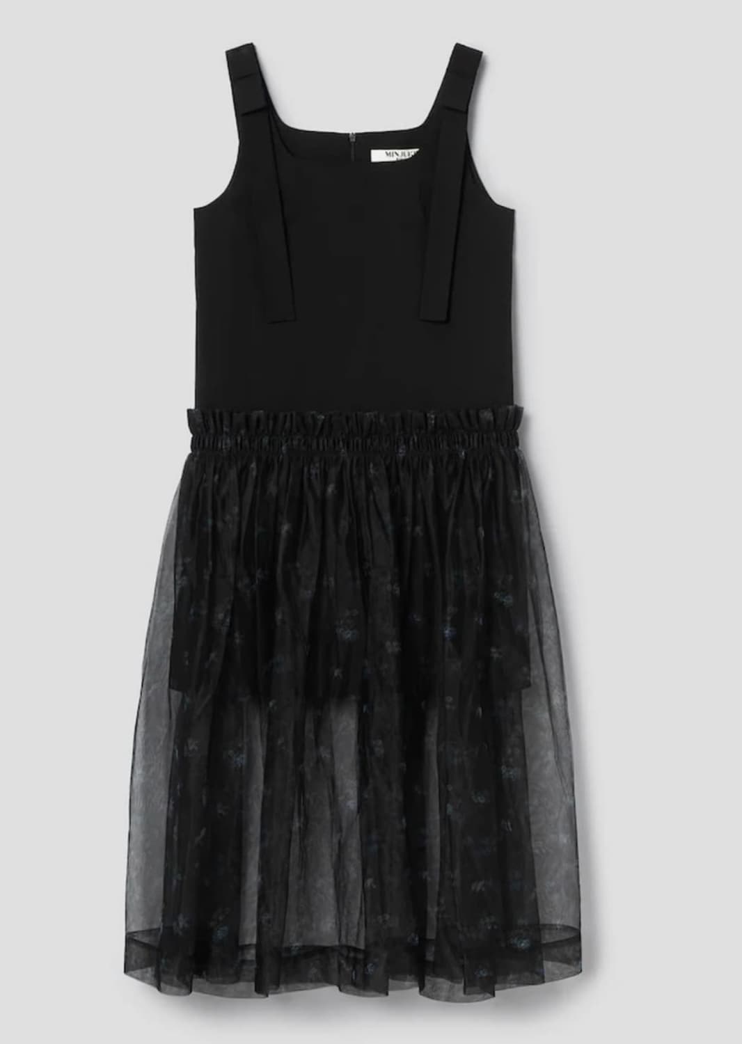 민주킴 x 에잇세컨즈 블랙 원피스 상품이미지3