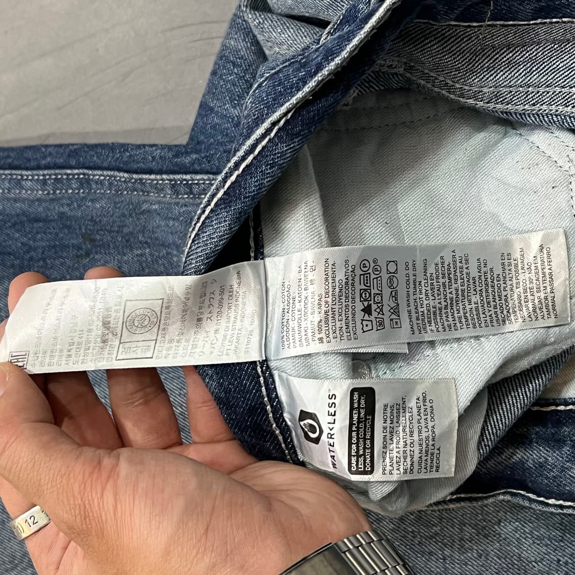  리바이스 실버탭 루즈핏 데님팬츠 y14423 상품이미지10