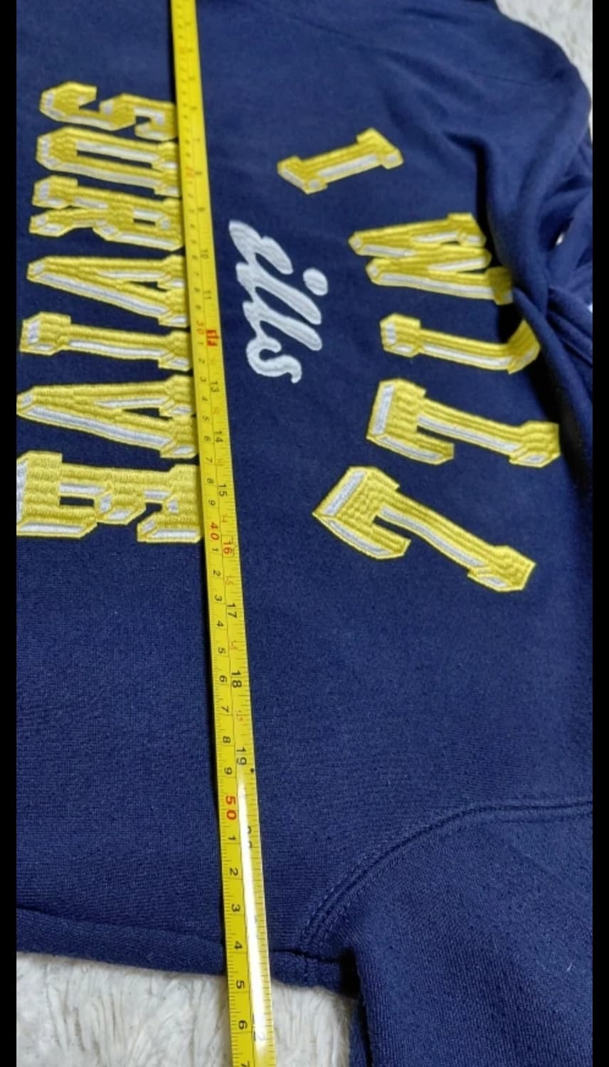 일즈 ILL'S 네이비 후드티 L 상품이미지8