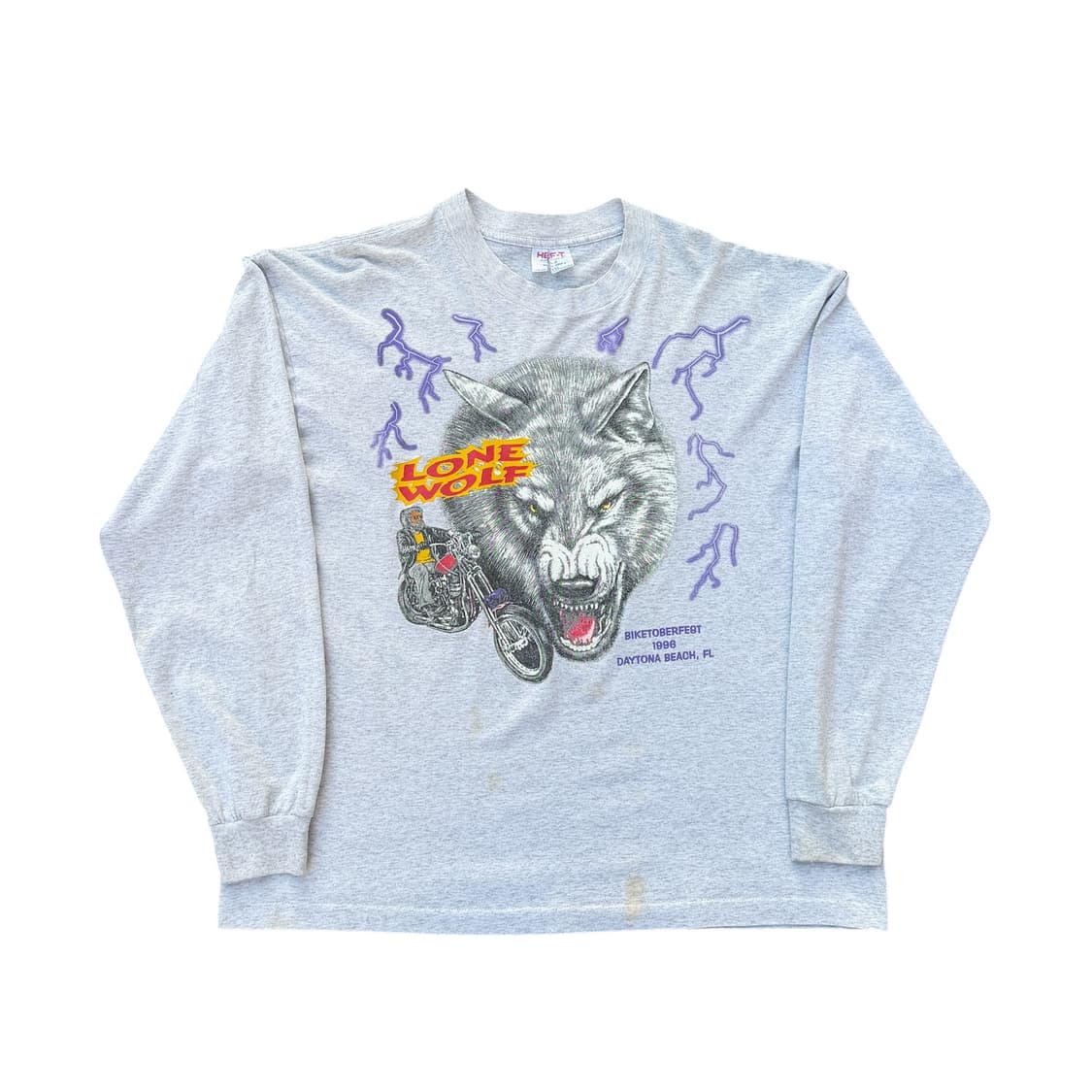 빈티지 90s BIKE WEEK WOLF 롱슬리브 상품이미지1