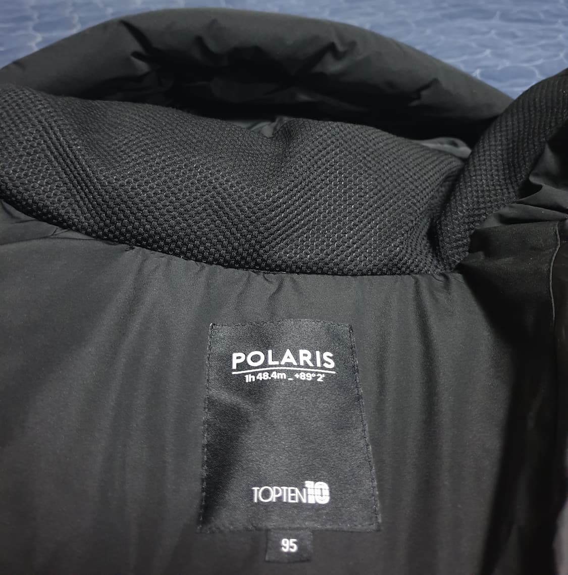 탑텐 폴라리스 구스다운 롱패딩 블랙 (95) 상품이미지3