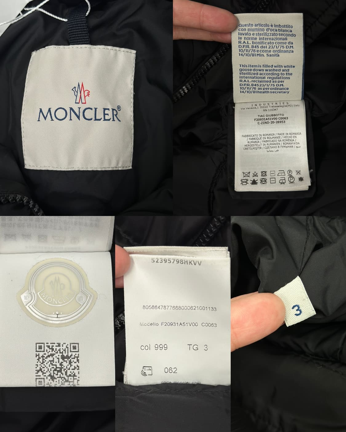 몽클레어 티악 빅와펜 패딩 자켓  상품이미지8