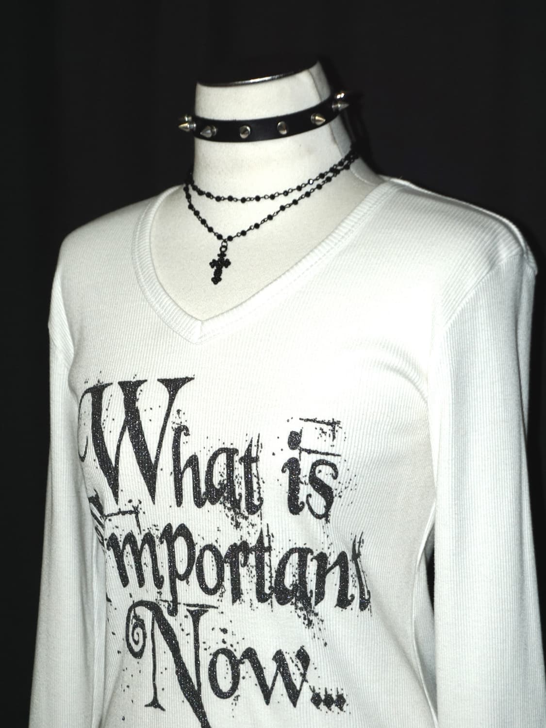 (may champ) y2k grunge font t  상품이미지3
