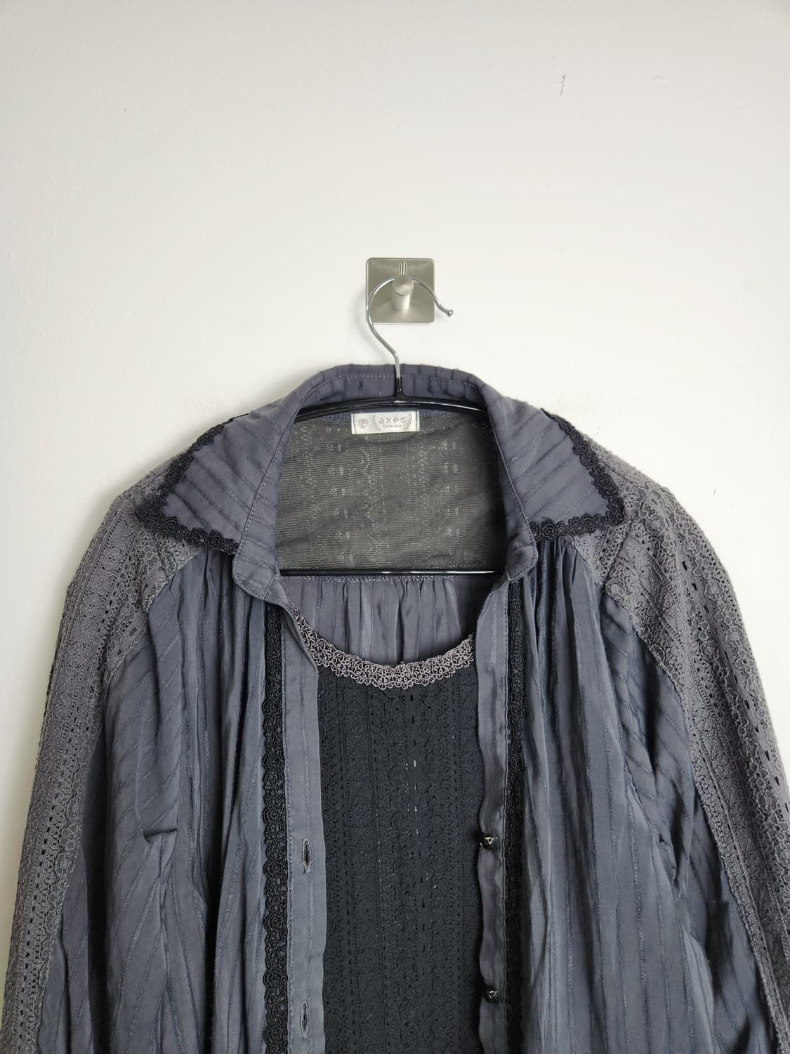 (AXES FEMME)레이어드 롱 블라우스 상품이미지7