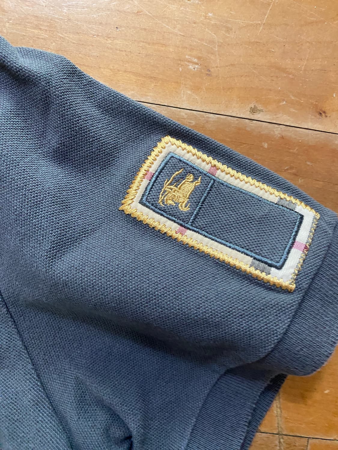 버버리 런던 그레이 폴로티셔츠 L사이즈 (100) 상품이미지4