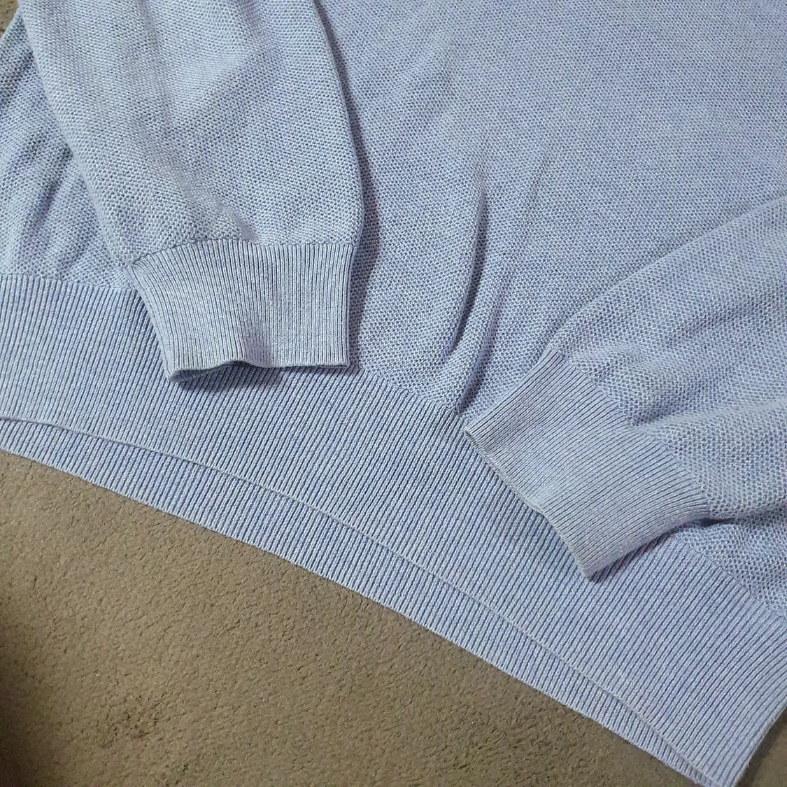 폴로 피마코튼 반집업 니트 XL 상품이미지5