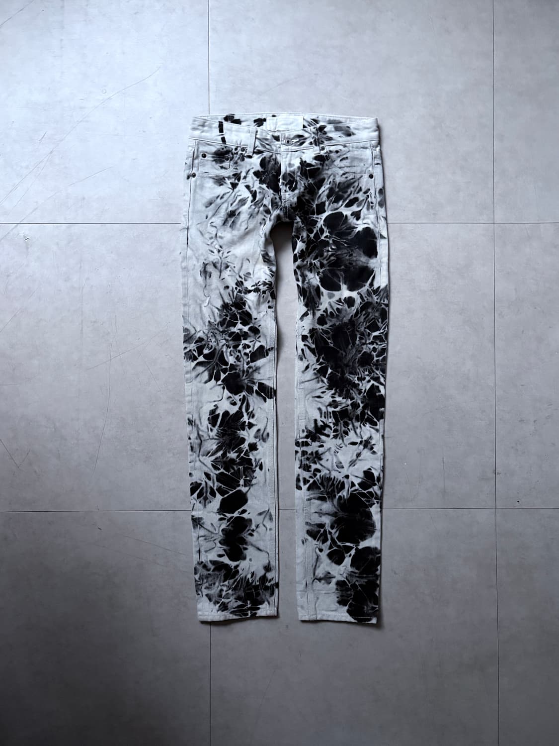 Nozomi Ishiguro / Marble Ink Denim Pants 상품이미지1