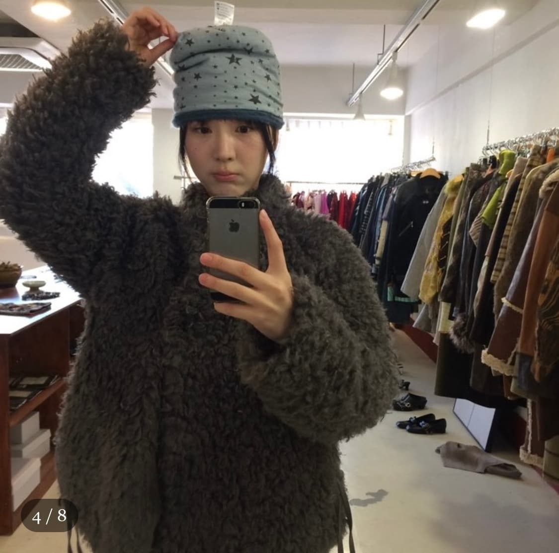 빈티지 비니 블루 상품이미지3