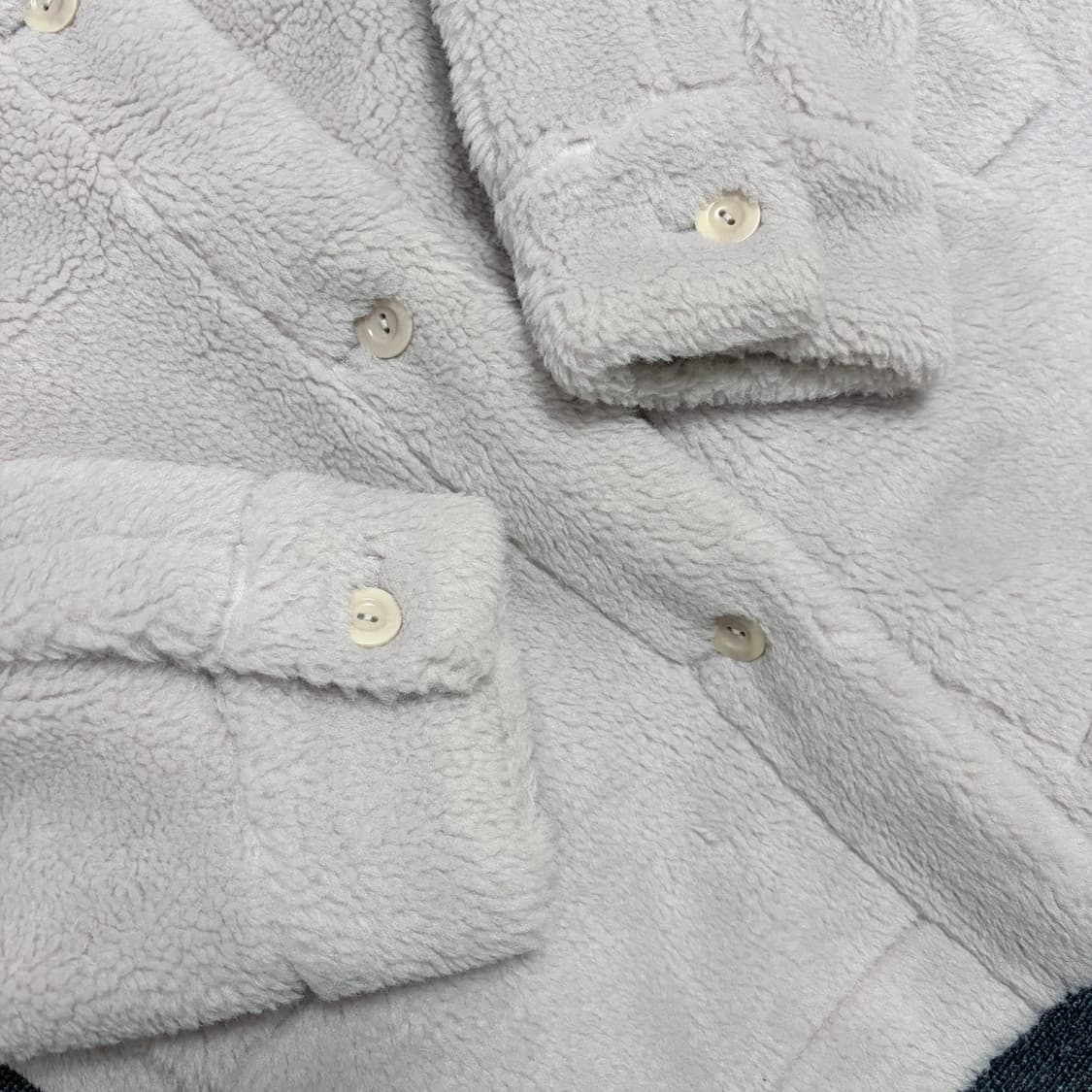 COS 뽀글이 플리스 자켓 라벤더 상품이미지2