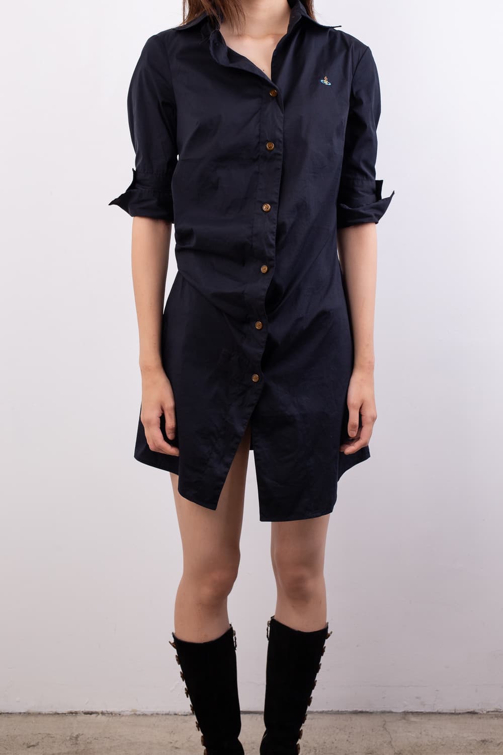 VIVIENNE WESTWOOD ASYMMETRIC SHIRT DRESS 상품이미지1
