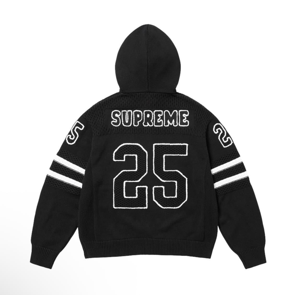 (구매)슈프림 스포츠 집업 후드 스웨터 블랙 상품이미지2
