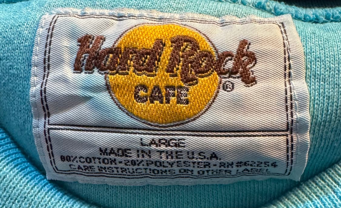빈티지 USA Hard Rock Cafe 스웻셔츠 맨투맨 L(274) 상품이미지3