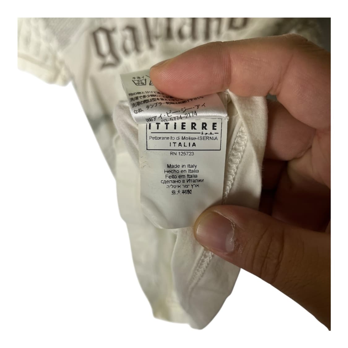 [Galliano] 갈리아노 뉴스페이퍼 반팔 티셔츠 상품이미지6