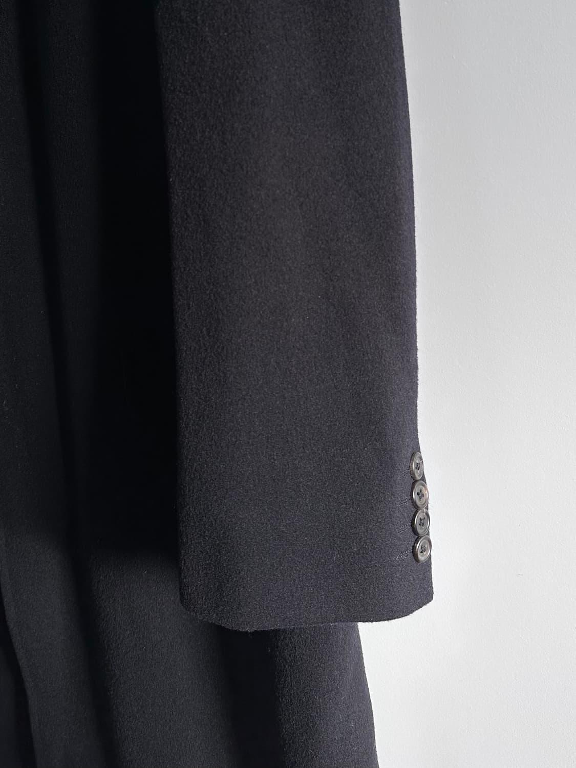 90s 버버리 네이비 울 싱글 코트 (va.58) 상품이미지4