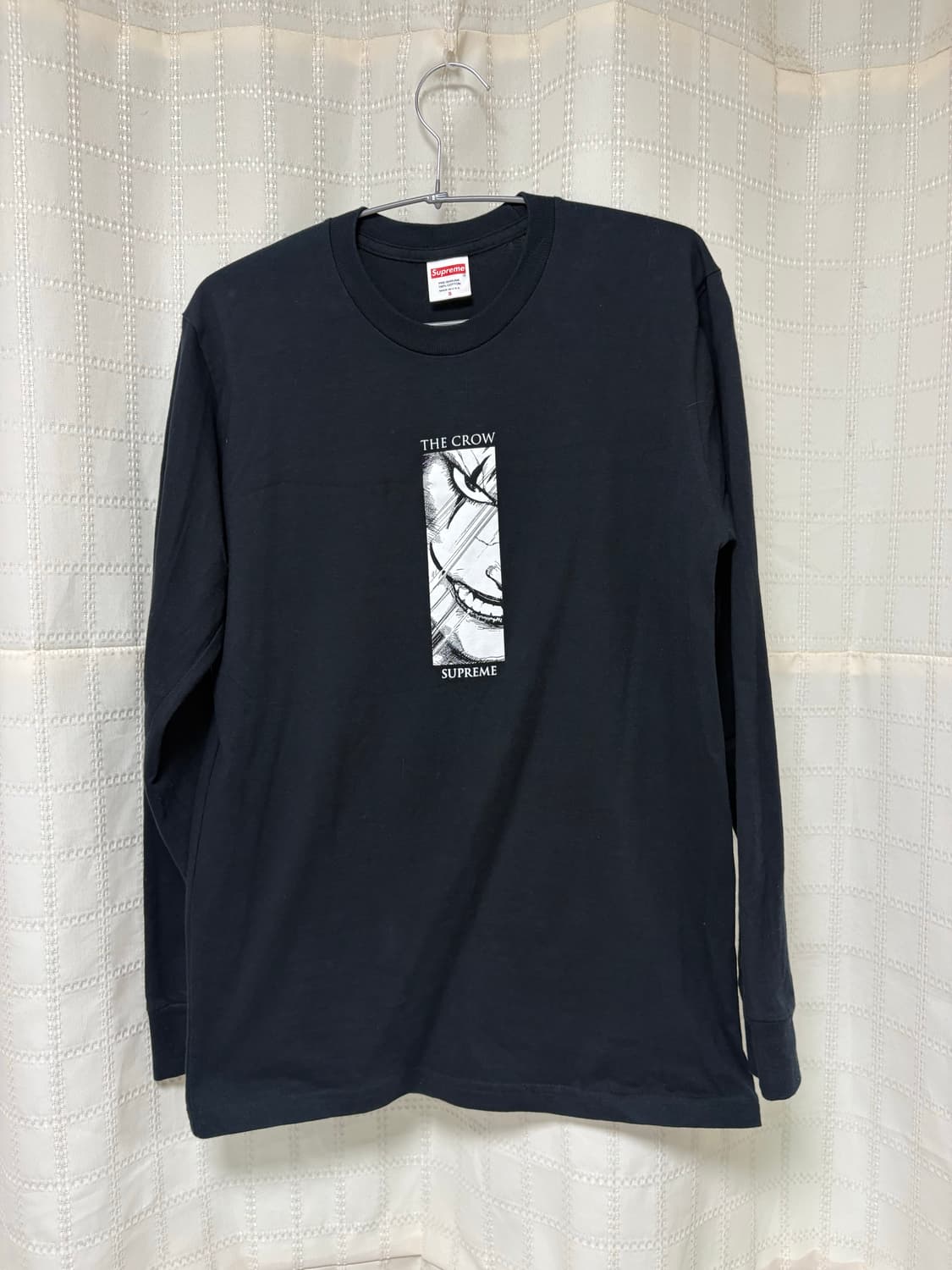 [S] 슈프림 x 더 크로우 롱슬리브 티셔츠 블랙 (21FW) 상품이미지1
