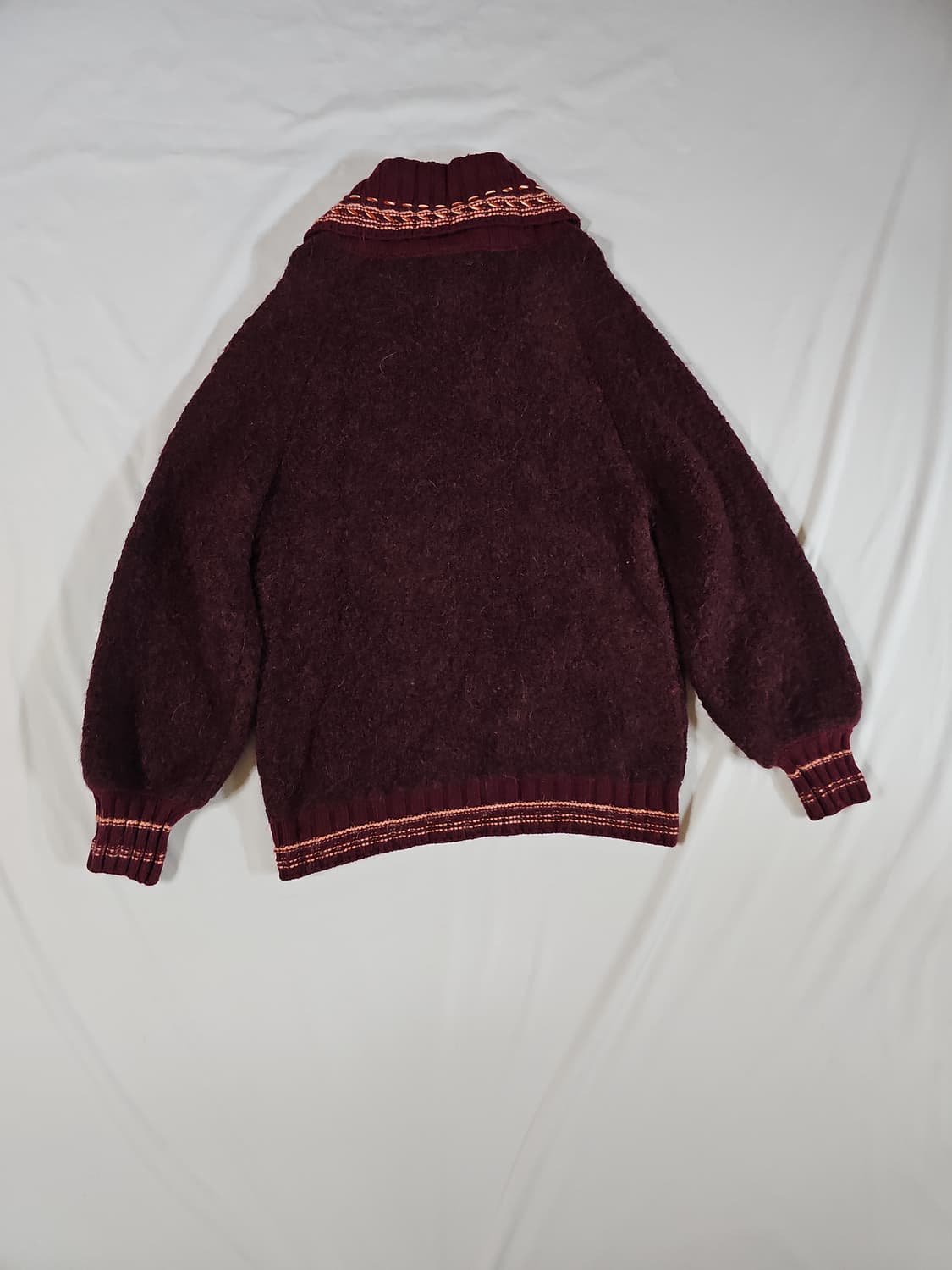 정가55만원대) 오즈세컨 보헤니안 에스닉 자수 스티치 모헤어 집업 가디건 상품이미지7