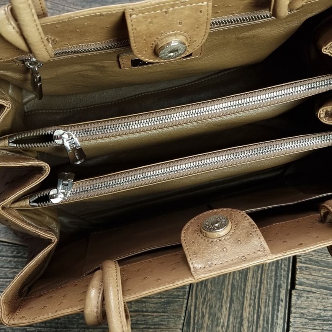 [호미가] 핸드메이드 타조가죽 토트백 타조백 M17455 상품이미지6