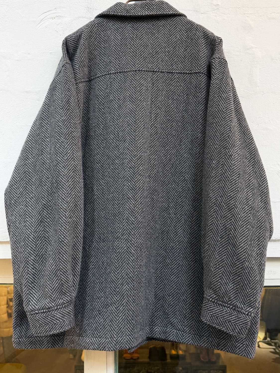 Dragonmore JPN 울 블렌드 헤링본 셔츠자켓 LL 상품이미지6