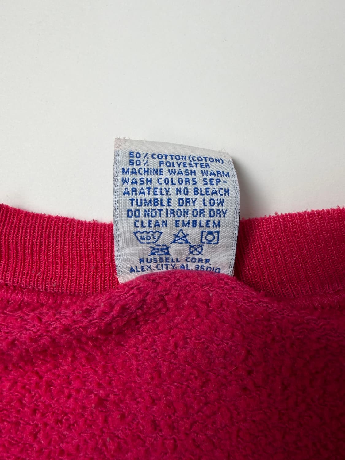 90s Russell Sweatshirt (raspberry pink) 상품이미지4