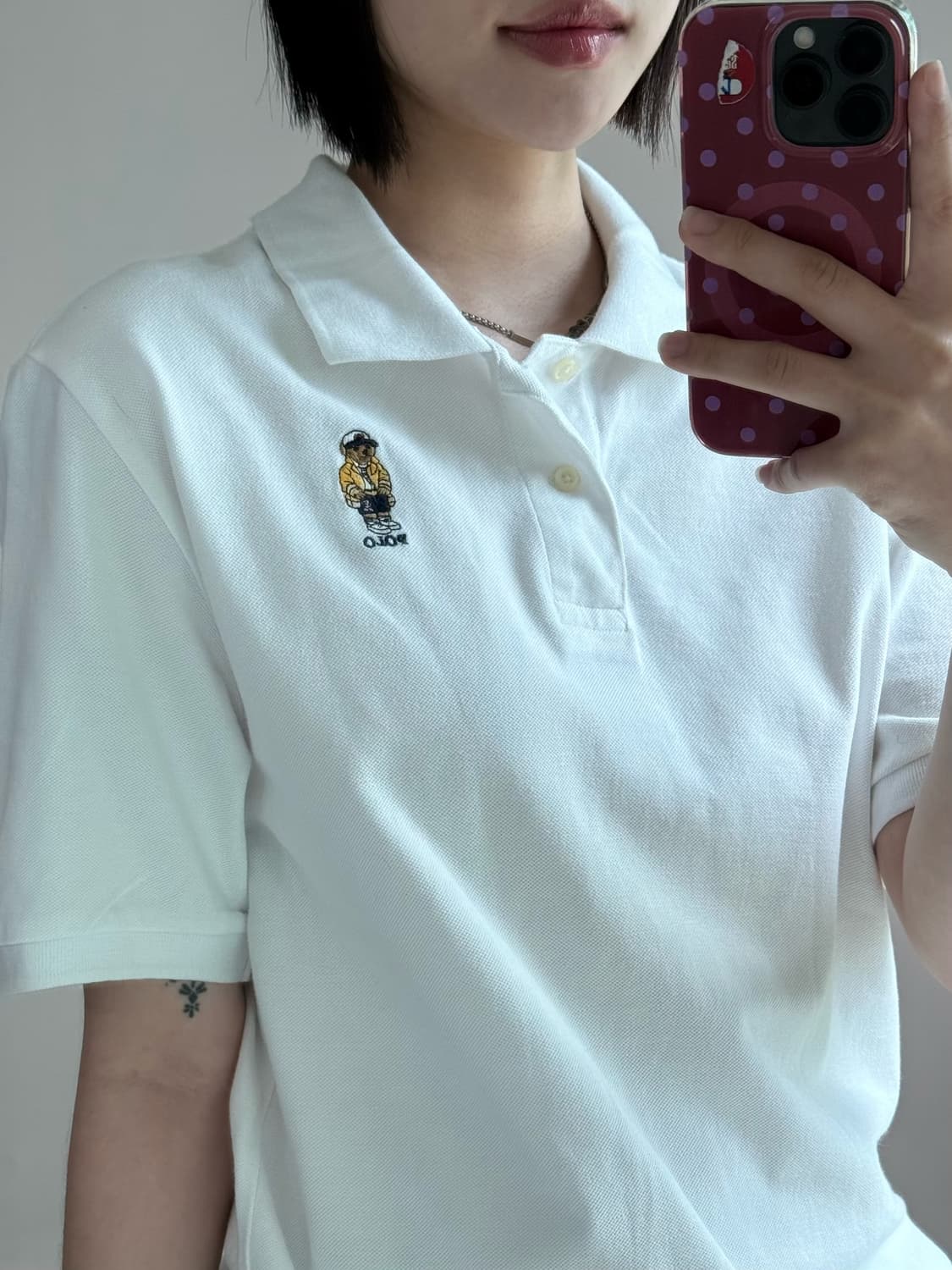 폴로 베어 화이트 pk 빈팔티 상품이미지3