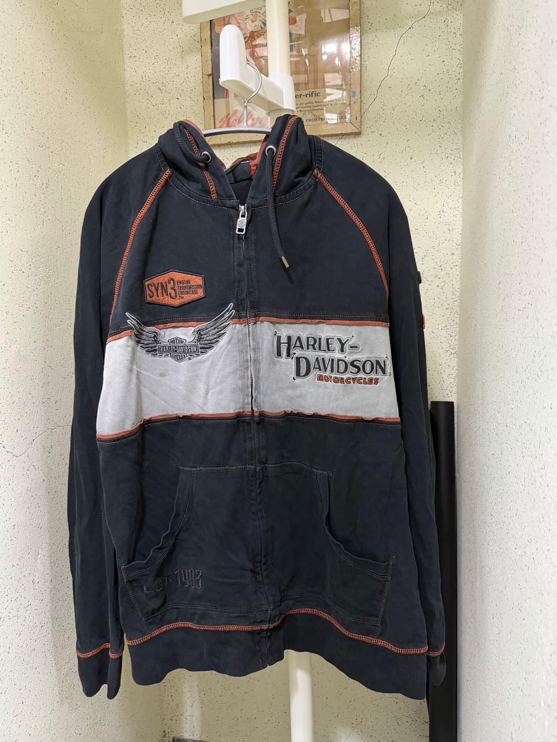 할리데이비슨 후드집업 m 상품이미지1