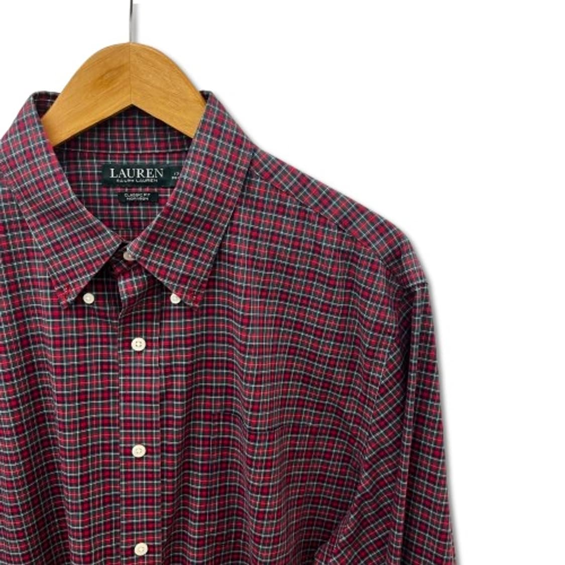 폴로 랄프로렌 LAUREN 클래식 체크 버튼다운셔츠 상품이미지4